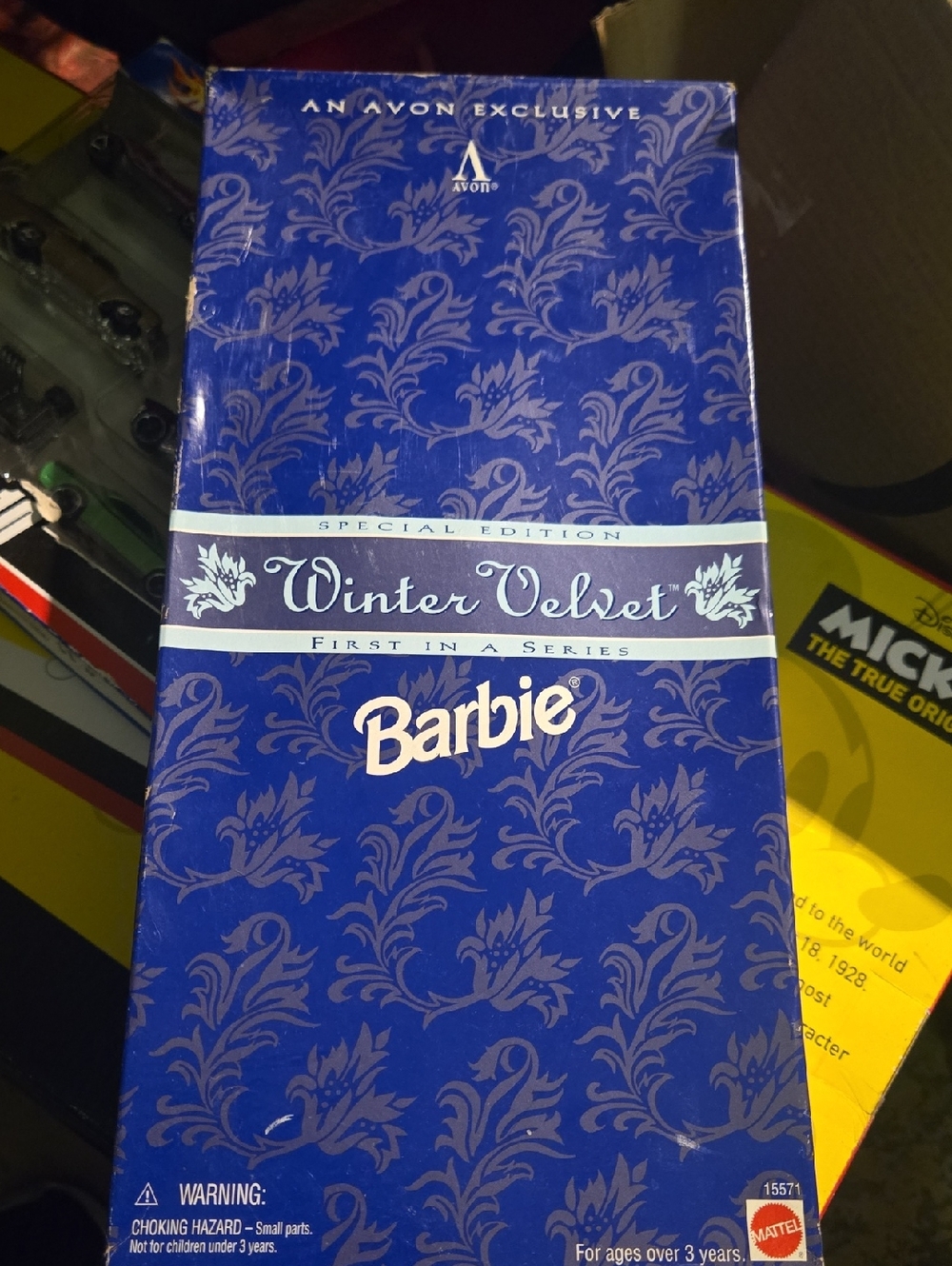1995 "Winter Velvet" Barbie Avon Exclusive Special Edition. New in Box.